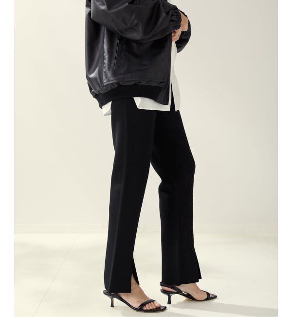 Plage「R&rsquo;IAM スリットニットパンツ」|その他|