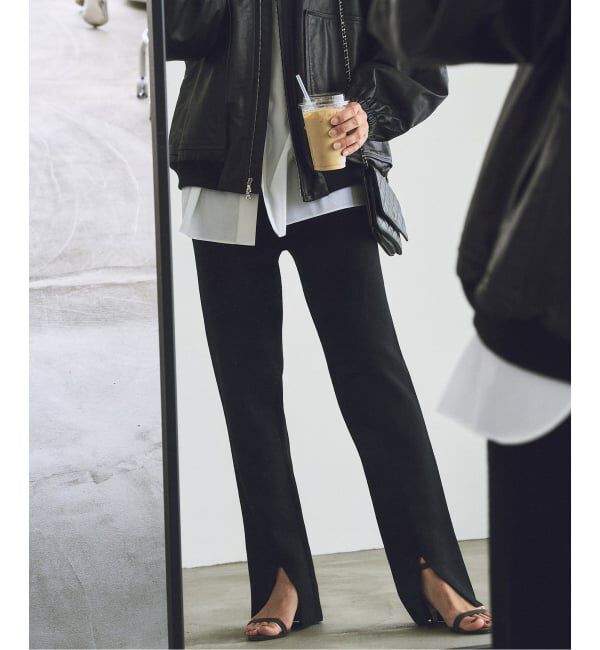 Plage「R&rsquo;IAM スリットニットパンツ」|その他|