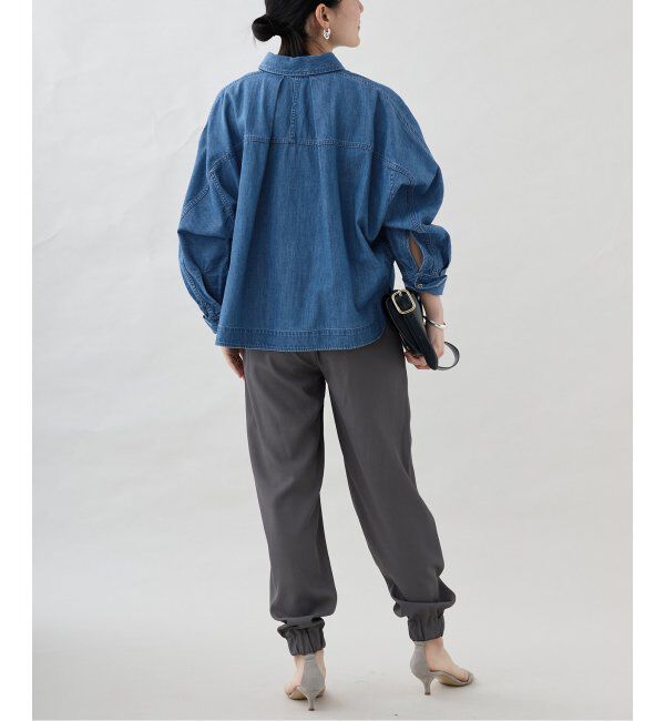 VERMEIL par iena「《追加2》デニムフォルムシャツ」|シャツ・ブラウス|