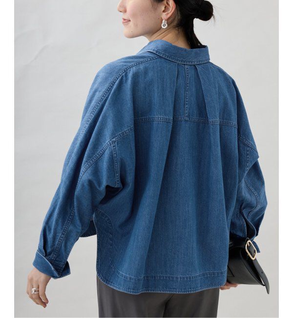 VERMEIL par iena「《追加2》デニムフォルムシャツ」|シャツ・ブラウス|