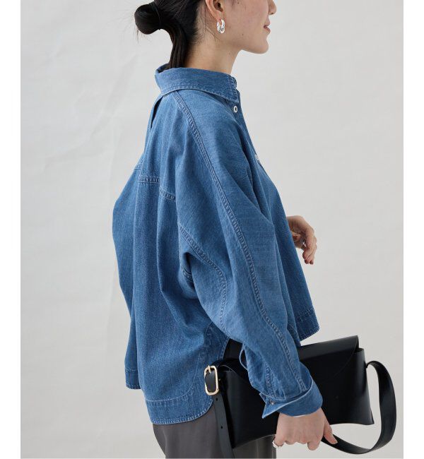 VERMEIL par iena「《追加2》デニムフォルムシャツ」|シャツ・ブラウス|