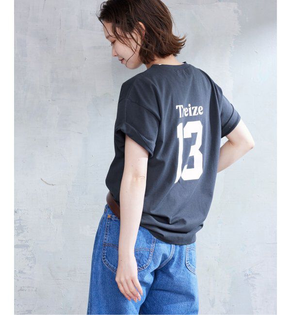 SLOBE IENA「《WEB限定/追加》Treize 13 Tシャツ」|Tシャツ・カットソー|ネイビー