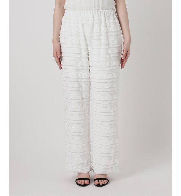 SLOBE IENA「《WEB限定/追加》フリルカットパンツ」|その他|