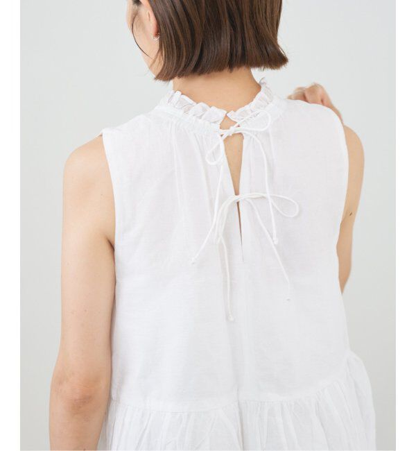 IENA「MARILYN MOON/マリリンムーン Sheer gather OP ワンピース」|ワンピース|