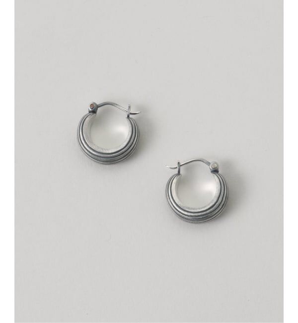 IENA LA BOUCLE「OCUCCI/オクチ hoop stripe pierce OJPE-2502」|ピアス|