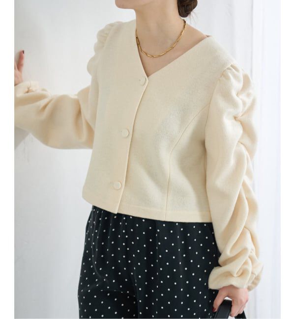 IENA「ブークレシャーリングブラウス」|シャツ・ブラウス|ホワイト A