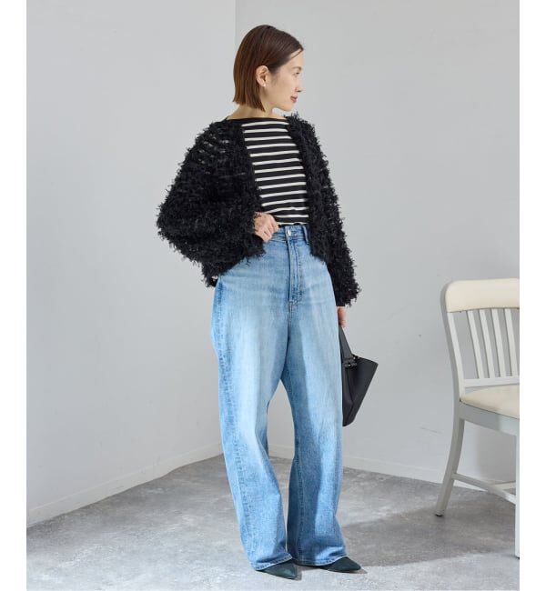 IENA「《予約》チュールテープ カーディガン」|カーディガン|