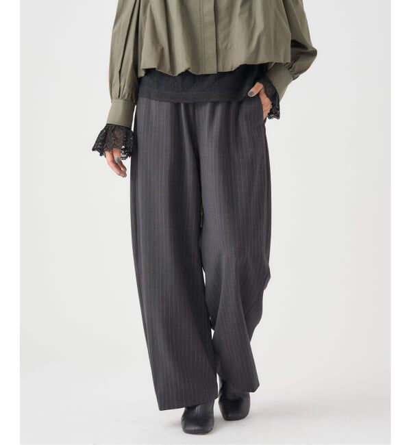 IENA「《追加予約》ウォッシャブルセミコクーンパンツ」|その他|