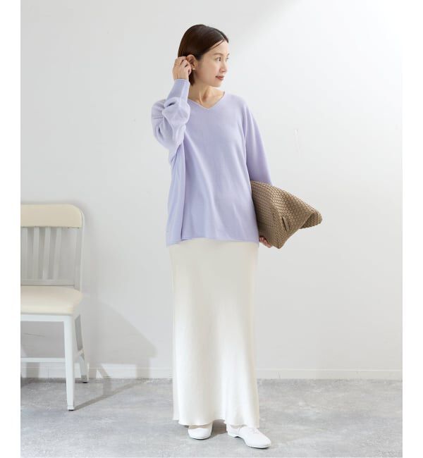 IENA「《追加16予約》ダブルサテンスカート」|スカート|