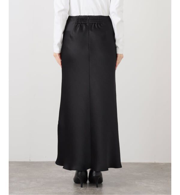 IENA「《追加16予約》ダブルサテンスカート」|スカート|