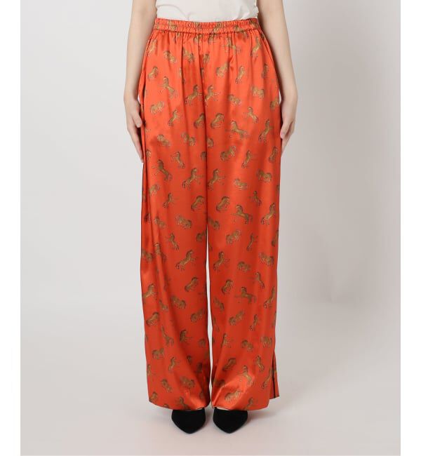 VERMEIL par iena「Horsey Pattern パンツ」|スラックス|