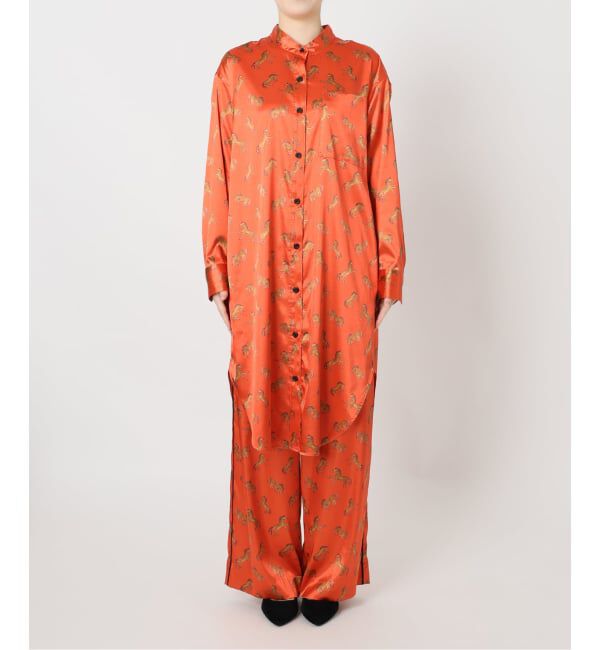 VERMEIL par iena「Horsey Pattern パンツ」|スラックス|