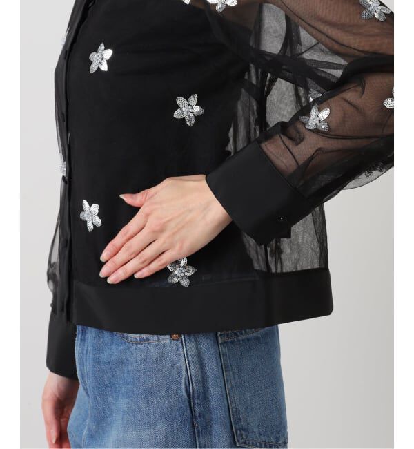 SLOBE IENA「habi  Spangle ブラウス」|シャツ・ブラウス|