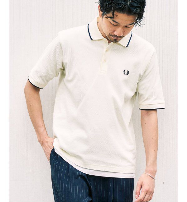 417 EDIFICE「FRED PERRY 417別注  Textured Single Tipped Sh」|ポロシャツ|