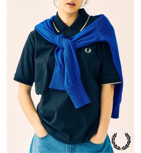 417 EDIFICE「FRED PERRY 417別注  Textured Single Tipped Sh」|ポロシャツ|