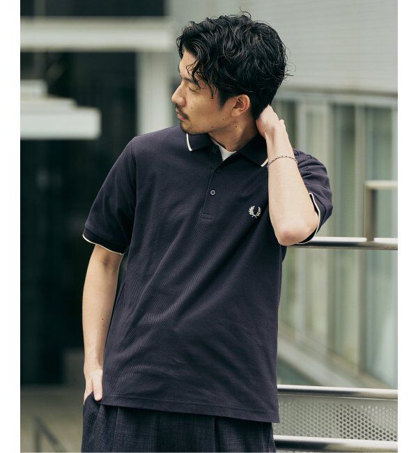 417 EDIFICE「FRED PERRY 417別注  Textured Single Tipped Sh」|ポロシャツ|