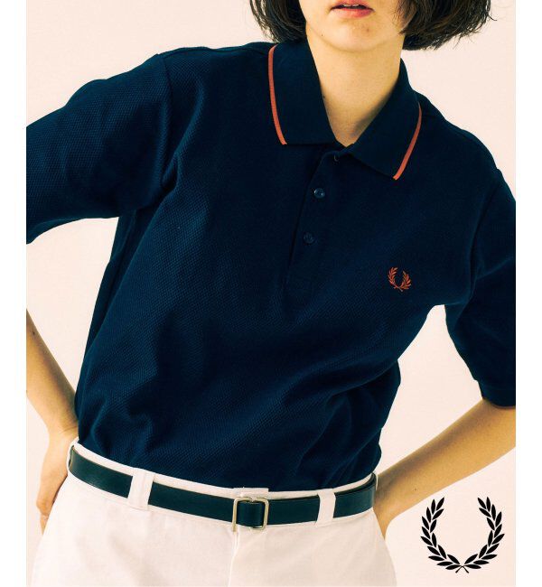 417 EDIFICE「FRED PERRY 417別注  Textured Single Tipped Sh」|ポロシャツ|