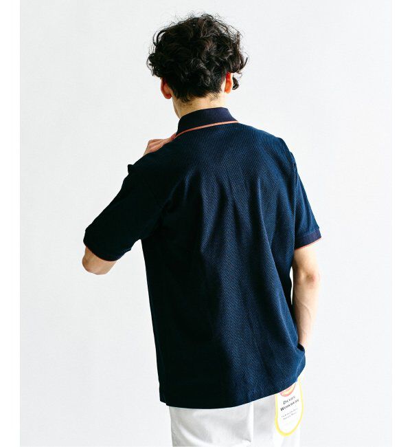 417 EDIFICE「FRED PERRY 417別注  Textured Single Tipped Sh」|ポロシャツ|