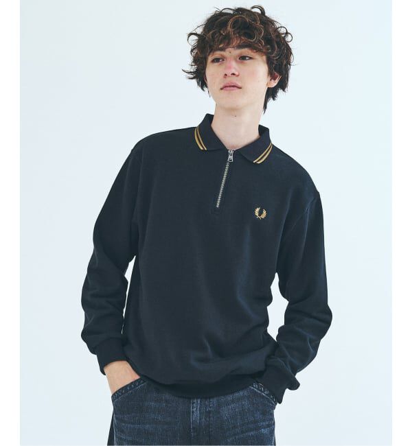 417 EDIFICE「FRED PERRY / フレッドペリー417別注 ハーフジップ リブカラースウェット」|スウェット・ジャージ|