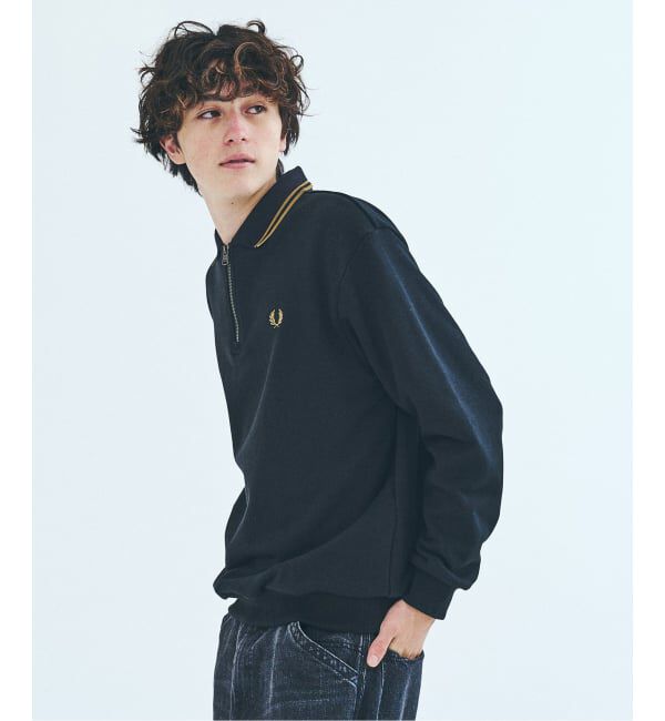 417 EDIFICE「FRED PERRY / フレッドペリー417別注 ハーフジップ リブカラースウェット」|スウェット・ジャージ|