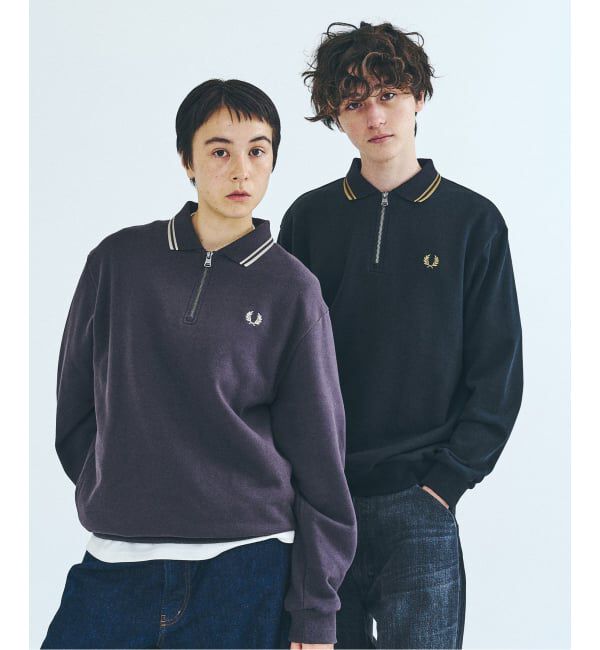 417 EDIFICE「FRED PERRY / フレッドペリー417別注 ハーフジップ リブカラースウェット」|スウェット・ジャージ|