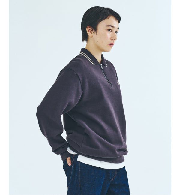 417 EDIFICE「FRED PERRY / フレッドペリー417別注 ハーフジップ リブカラースウェット」|スウェット・ジャージ|