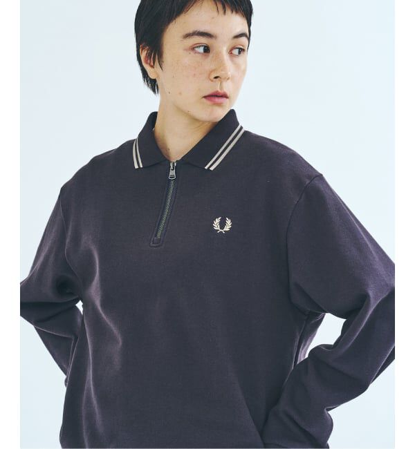 417 EDIFICE「FRED PERRY / フレッドペリー417別注 ハーフジップ リブカラースウェット」|スウェット・ジャージ|