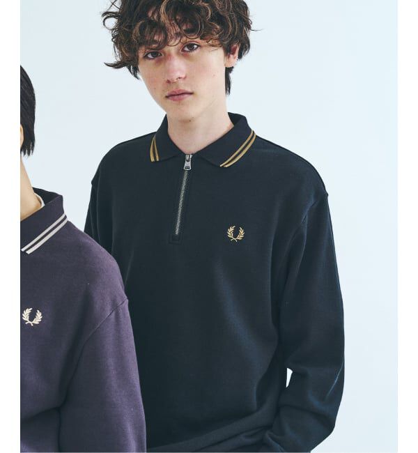 417 EDIFICE「FRED PERRY / フレッドペリー417別注 ハーフジップ リブカラースウェット」|スウェット・ジャージ|