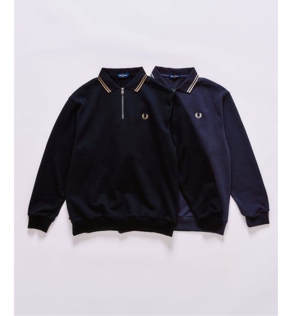 417 EDIFICE「FRED PERRY / フレッドペリー417別注 ハーフジップ リブカラースウェット」|スウェット・ジャージ|