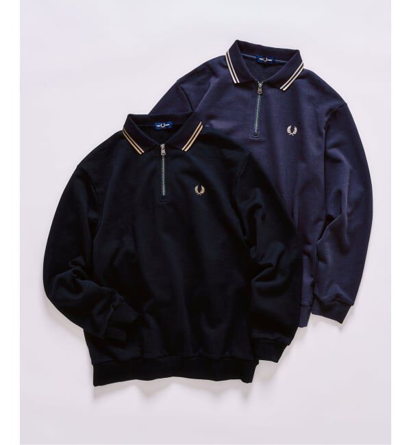 417 EDIFICE「FRED PERRY / フレッドペリー417別注 ハーフジップ リブカラースウェット」|スウェット・ジャージ|