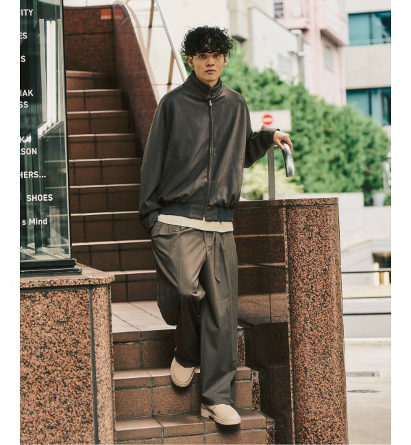 417 EDIFICE「TRW  ベルテッドパンツ」|スラックス|