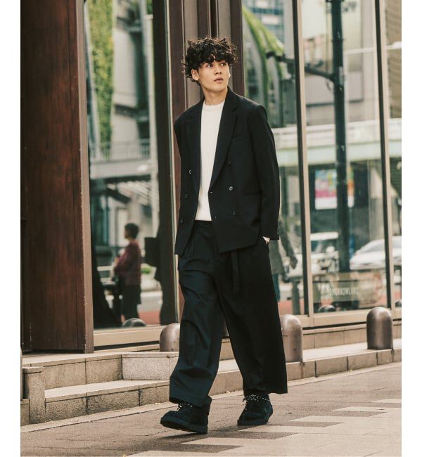 417 EDIFICE「TRW  ベルテッドパンツ」|スラックス|