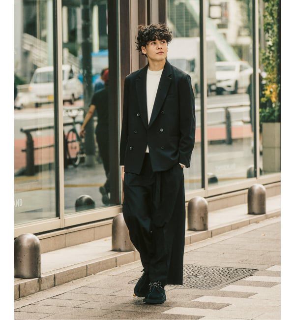 417 EDIFICE「TRW  ベルテッドパンツ」|スラックス|