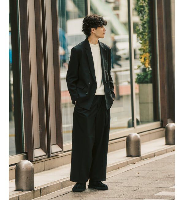 417 EDIFICE「TRW  ベルテッドパンツ」|スラックス|