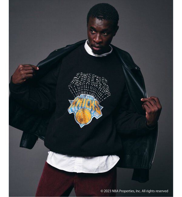 JOURNAL STANDARD relume「《追加》【Off The Court by NBA / オフ・ザ・コート バイ NBA】別注 スウェット」|スウェット・ジャージ|ブラック A