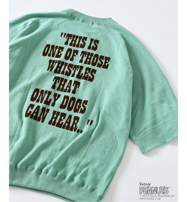 JOURNAL STANDARD relume「PEANUTS &times; SPORTS WEAR by relume 別注 ハーフスリーブスウェット」|Tシャツ・カットソー|