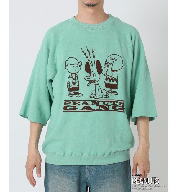 JOURNAL STANDARD relume「PEANUTS &times; SPORTS WEAR by relume 別注 ハーフスリーブスウェット」|Tシャツ・カットソー|