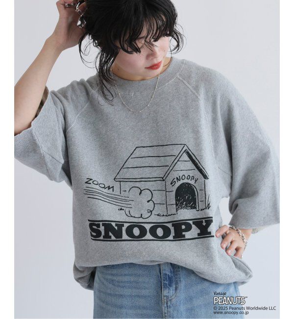 JOURNAL STANDARD relume「PEANUTS &times; SPORTS WEAR by relume 別注 ハーフスリーブスウェット」|Tシャツ・カットソー|