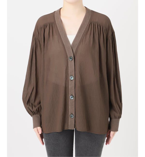 JOURNAL STANDARD relume「《追加2》T/R強撚ブラウス」|シャツ・ブラウス|