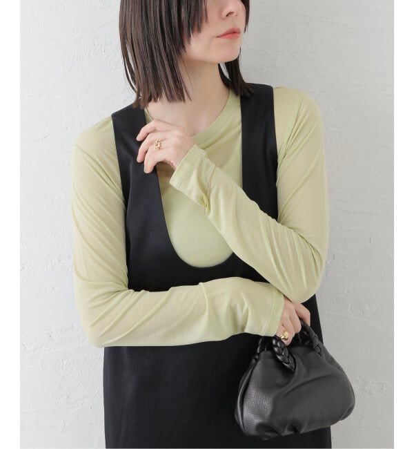 journal standard L'essage「【BASERANGE/ベースレンジ】LONG SLEEVE TEE：カットソー」|Tシャツ・カットソー|グリーン