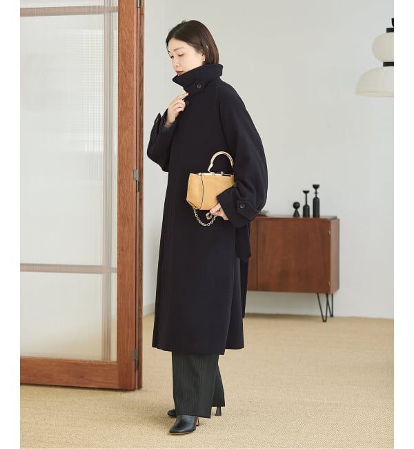 追加》モッサ/GIOLICAチェックバルカラーコート（journal standard L