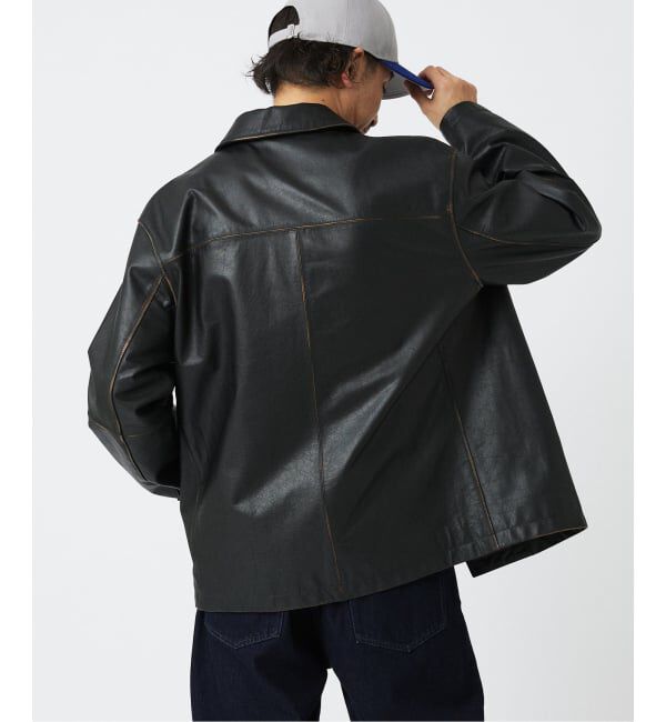 JOURNAL STANDARD relume「SKOOKUM / スクーカム 別注 バッファローレザー カバーオール」|ライダースジャケット|