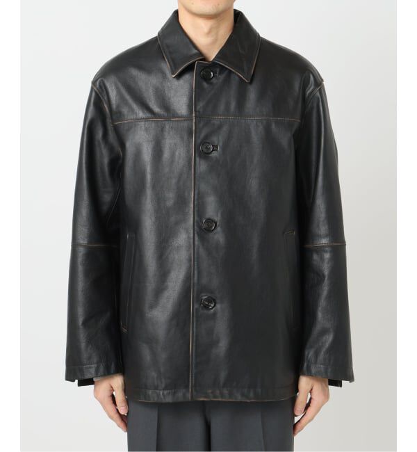 JOURNAL STANDARD relume「SKOOKUM / スクーカム 別注 バッファローレザー カバーオール」|ライダースジャケット|