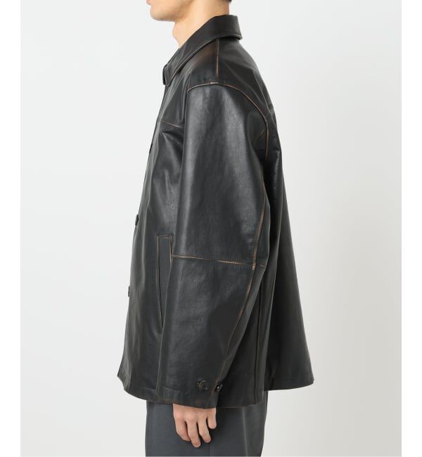 JOURNAL STANDARD relume「SKOOKUM / スクーカム 別注 バッファローレザー カバーオール」|ライダースジャケット|