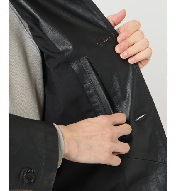 JOURNAL STANDARD relume「SKOOKUM / スクーカム 別注 バッファローレザー カバーオール」|ライダースジャケット|