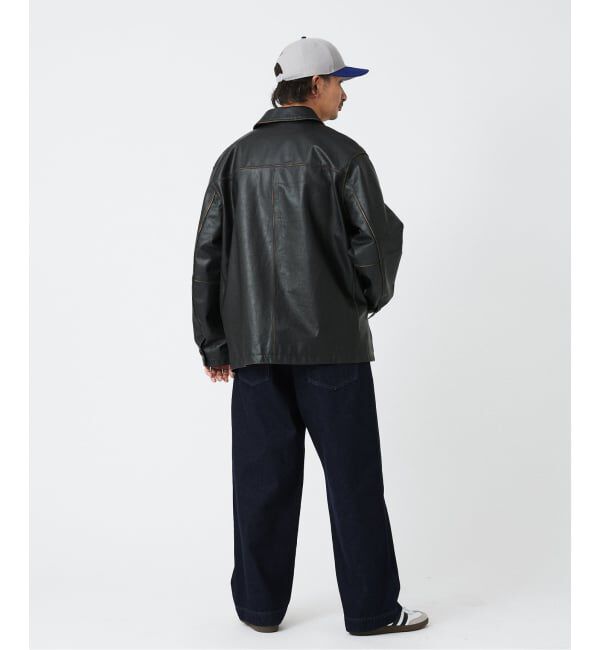 JOURNAL STANDARD relume「SKOOKUM / スクーカム 別注 バッファローレザー カバーオール」|ライダースジャケット|