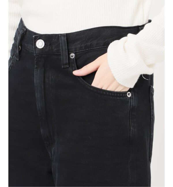 journal standard L'essage「【AGOLDE / エーゴールドイー】LOW CURVE JEAN CROP IN CRUSHED：デニム」|デニム|