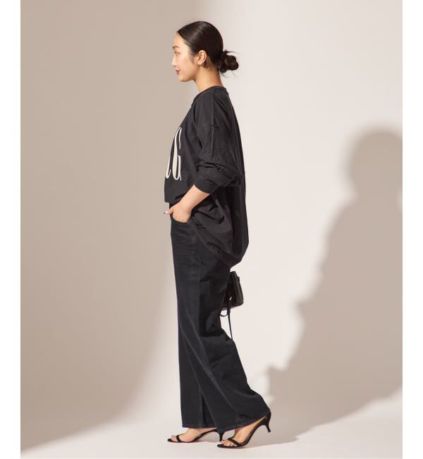 journal standard L'essage「【AGOLDE / エーゴールドイー】LOW CURVE JEAN CROP IN CRUSHED：デニム」|デニム|