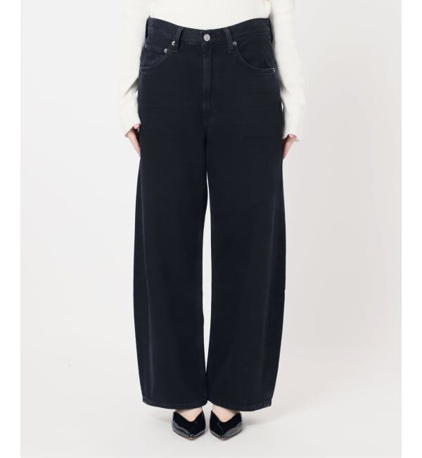 journal standard L'essage「【AGOLDE / エーゴールドイー】LOW CURVE JEAN CROP IN CRUSHED：デニム」|デニム|