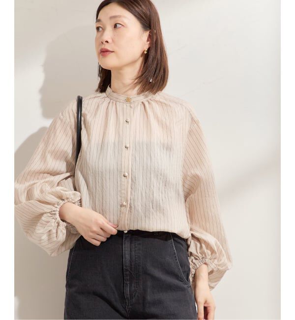 journal standard L'essage「《SP》シルクレーヨンシアードルマンシャツ」|シャツ・ブラウス|